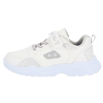 NRB Παιδικά Sneakers με Χρατς σε Άσπρο Χρώμα