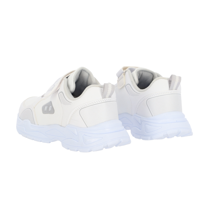 NRB Παιδικά Sneakers με Χρατς σε Άσπρο Χρώμα