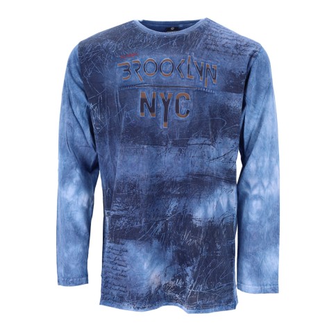 Redway 7705 Ανδρική Μπλούζα Μακρυμάνικη σε Μεγάλα Μεγέθη