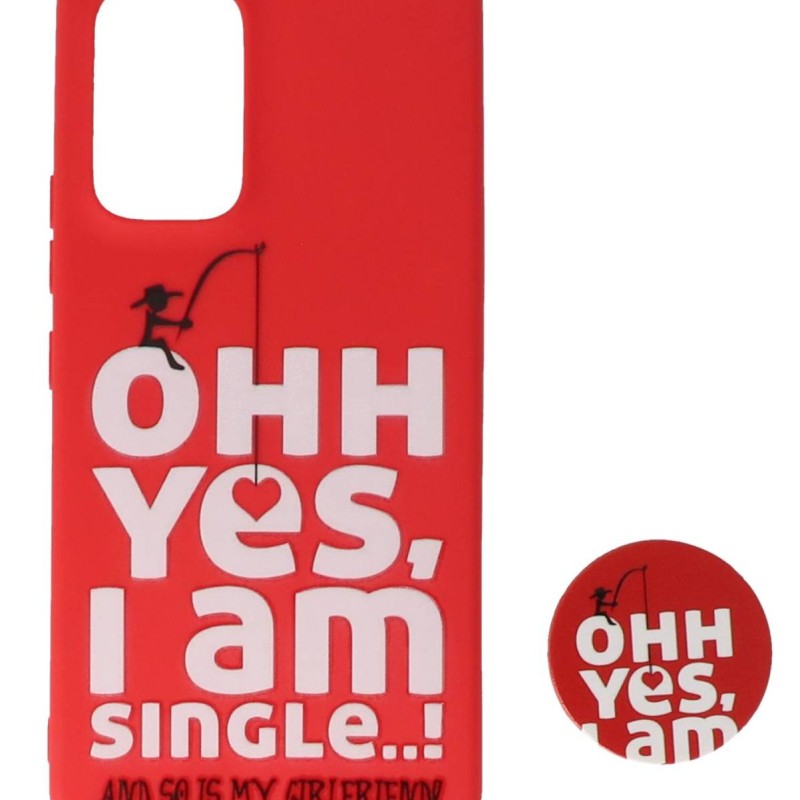 Borofone Back Cover Θήκη Σιλικόνης Με Σχέδιο Και Pop Socket (Xiaomi Redmi Note 11 Pro 4G & Xiaomi Redmi Note 11 Pro 5G)