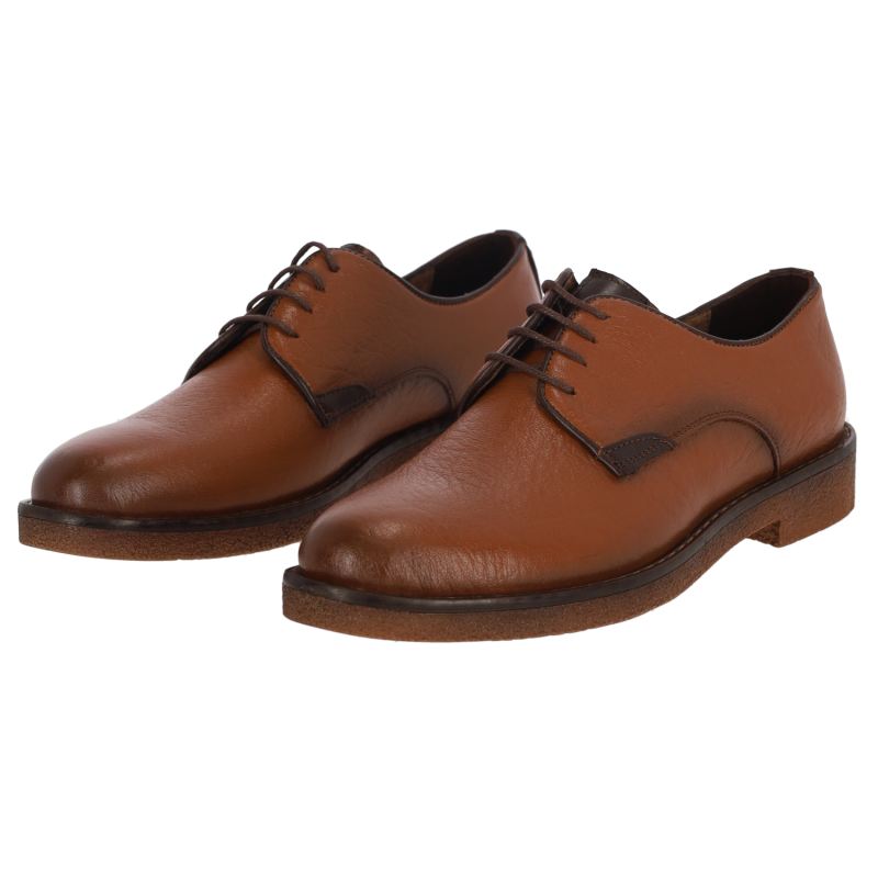 ELLA FOOT WEAR ΑΝΔΡΙΚΑ ΠΑΠΠΟΥΤΣΙΑ ΣΕ ΤΑΜΠΑ ΧΡΩΜΑ ΜΕ ΚΟΡΔΟΝΙΑ