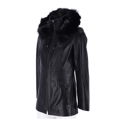 Yuce Deri 017 Women's Leather Jacket