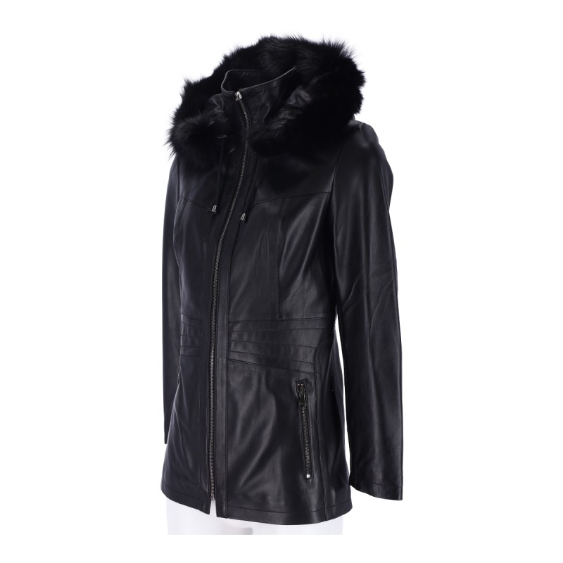 Yuce Deri 017 Women's Leather Jacket