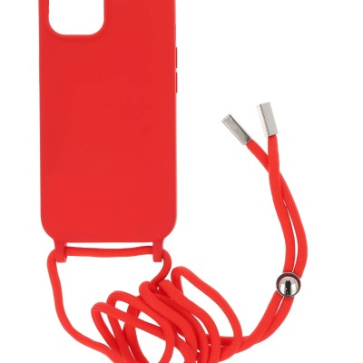 Back Cover Θήκη Σιλικόνης Με Ρυθμιζόμενο Κορδόνι (Iphone 15)