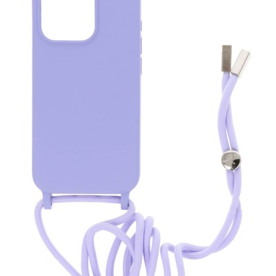 Back Cover Θήκη Σιλικόνης Με Ρυθμιζόμενο Κορδόνι (Iphone 15 Pro)