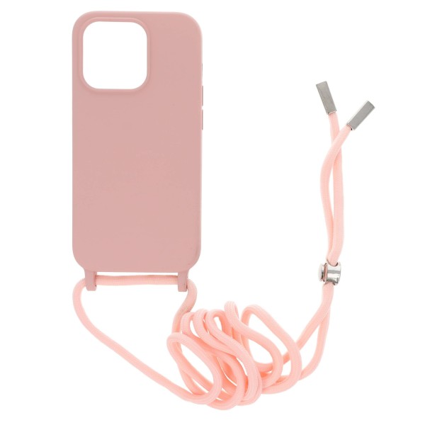 Back Cover Θήκη Σιλικόνης Με Ρυθμιζόμενο Κορδόνι (Iphone 15 Pro)