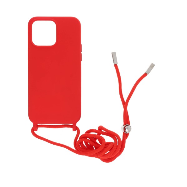 Back Cover Θήκη Σιλικόνης Με Ρυθμιζόμενο Κορδόνι (Iphone 15 Pro Max)