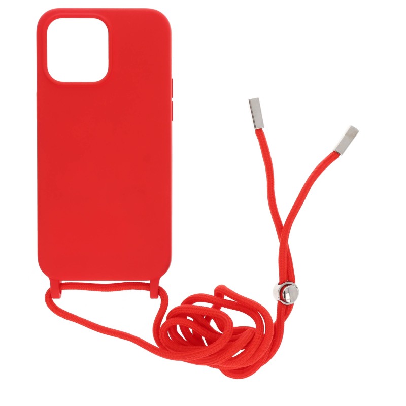 Back Cover Θήκη Σιλικόνης Με Ρυθμιζόμενο Κορδόνι (Iphone 15 Pro Max)