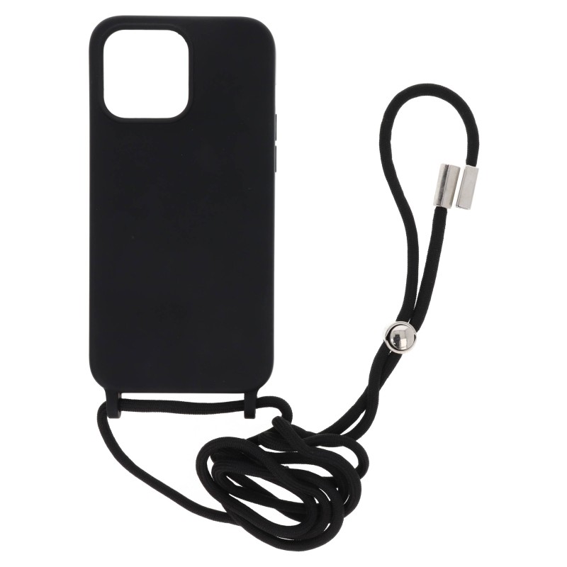 Back Cover Θήκη Σιλικόνης Με Ρυθμιζόμενο Κορδόνι (Iphone 15 Pro Max)