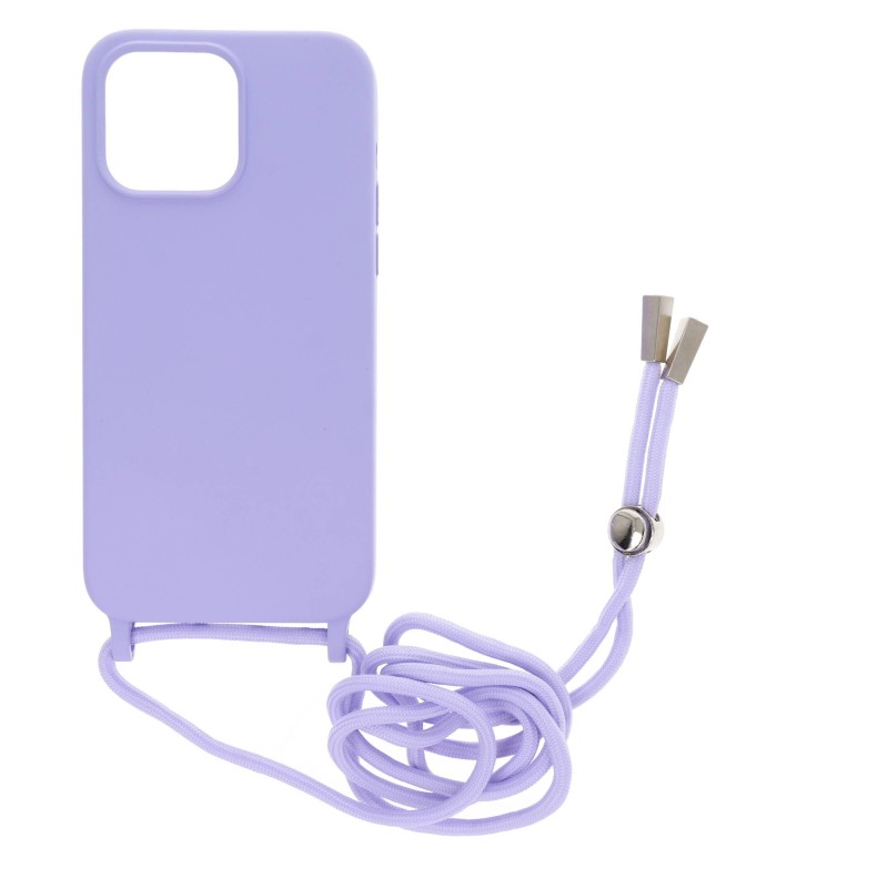 Back Cover Θήκη Σιλικόνης Με Ρυθμιζόμενο Κορδόνι (Iphone 15 Pro Max)