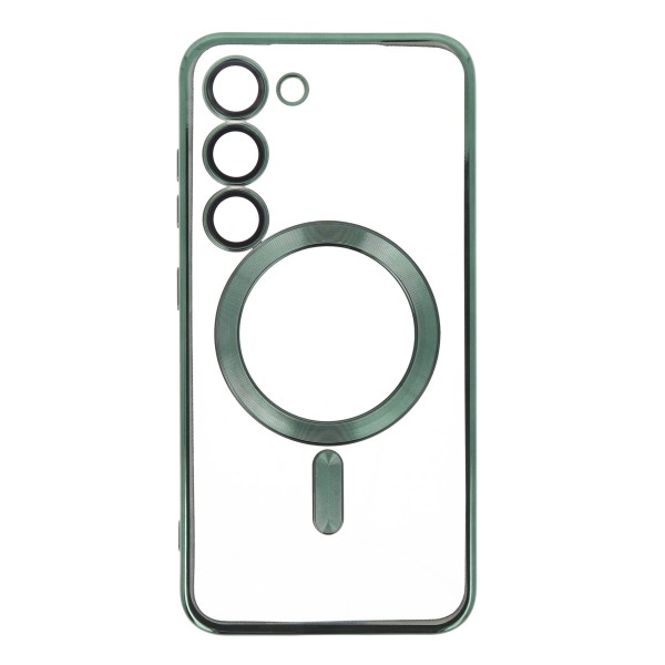 Fashion Case Back Cover Θήκη Σιλικόνης Με Τζαμάκι Κάμερας Και Magsafe (Samsung Galaxy S23)