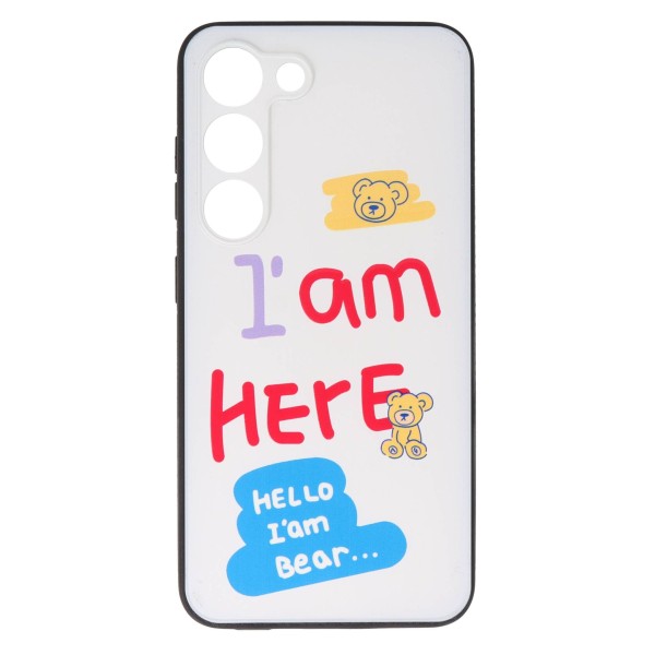 Cookover Back Cover Θήκη Με Σχέδιο I Am Here (Samsung Galaxy S23)