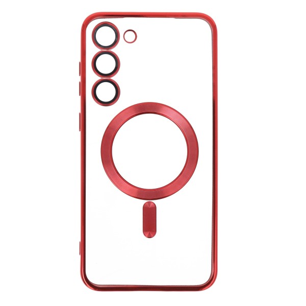 Fashion Case Back Cover Θήκη Σιλικόνης Με Τζαμάκι Κάμερας Και Magsafe (Samsung Galaxy S23 Plus)