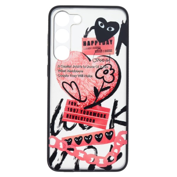 Cookover Back Cover Θήκη Με Σχέδιο Καρδιά (Samsung Galaxy S23 Plus)