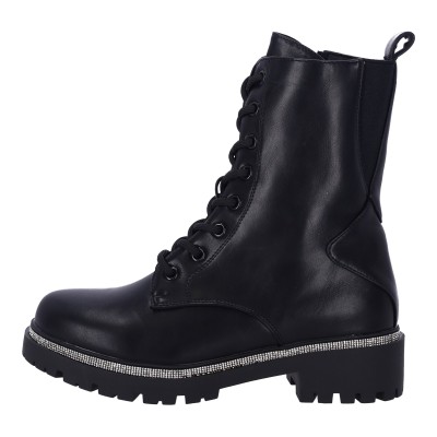Plato OS-315 Δερματίνη Γυναικεία Biker Μποτάκια