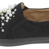 Beautifulshop Καστόρ Loafers με Πέρλες και Στρας