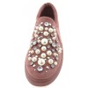 Beautifulshop Καστόρ Loafers με Πέρλες και Στρας