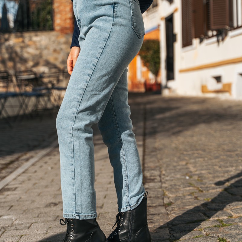 LADY DARK MODA Γυναικείο Ψηλόμεσο Τζιν LADY DARK MODA Γυναικείο Ψηλόμεσο Τζιν