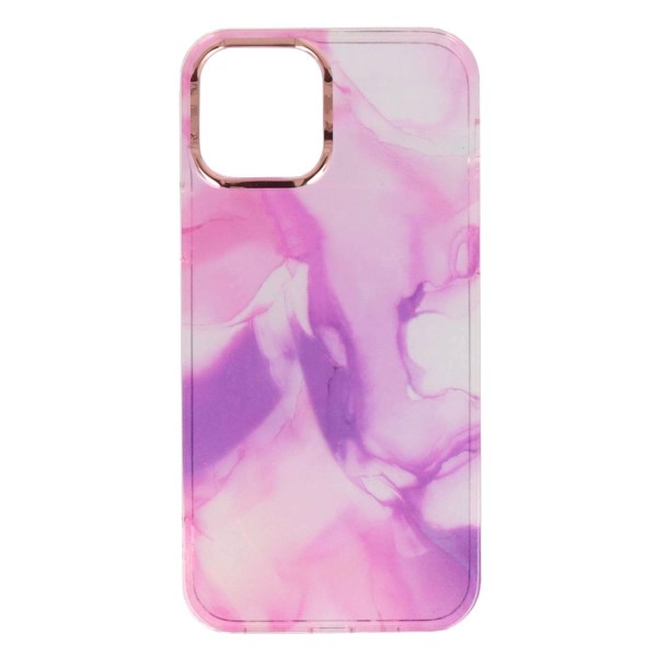 Back Cover Θήκη Με Σχέδιο Watercolor Ροζ (Iphone 14)