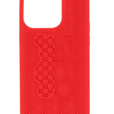 Back Cover Θήκη Σιλικόνης Με Σχέδιο Αρκουδάκι (Iphone 14 Pro)
