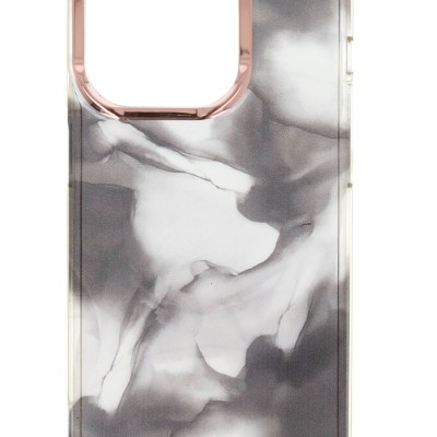 Back Cover Θήκη Με Σχέδιο Watercolor Μαύρο (Iphone 14 Pro)