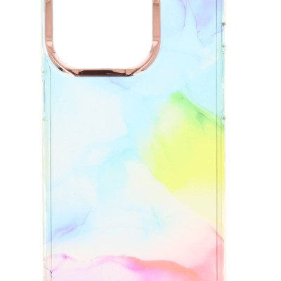 Back Cover Θήκη Με Σχέδιο Watercolor Πολύχρωμο (Iphone 14 Pro)