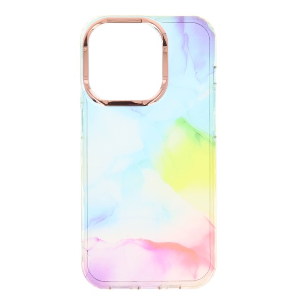 Back Cover Θήκη Με Σχέδιο Watercolor Πολύχρωμο (Iphone 14 Pro)