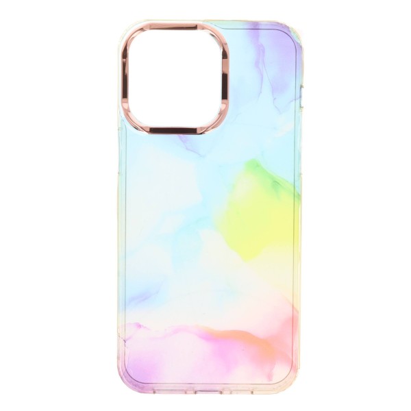 Back Cover Θήκη Με Σχέδιο Watercolor Πολύχρωμο (Iphone 14 Pro Max)
