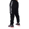 Training London England Παντελόνι Φόρμας με Λάστιχο Fleece σε Μαύρο Χρώμα Training London England Παντελόνι Φόρμας με Λάστιχο Fleece σε Μαύρο Χρώμα