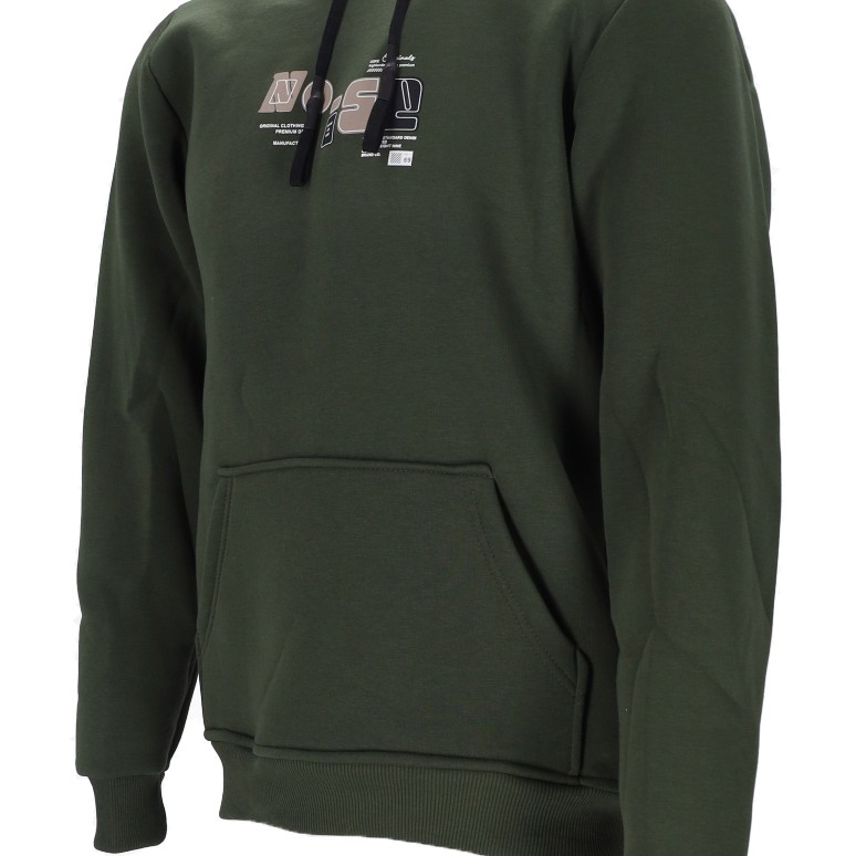 Highlander Ανδρικό Φούτερ Fleece με Κουκούλα και Λογότυπο Highlander Ανδρικό Φούτερ Fleece με Κουκούλα και Λογότυπο