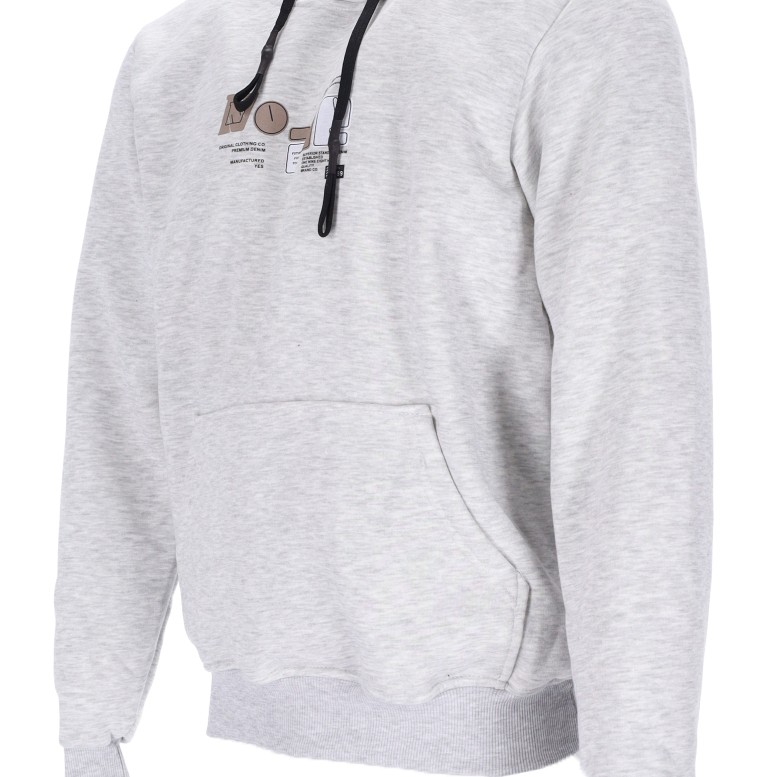 Highlander Ανδρικό Φούτερ Fleece με Κουκούλα και Λογότυπο Highlander Ανδρικό Φούτερ Fleece με Κουκούλα και Λογότυπο
