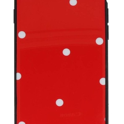 Back Cover Θήκη Με Σχέδιο Πουά Κόκκινο (Iphone 7 & Iphone 8 & Iphone SE 2020 & Iphone SE 2022)