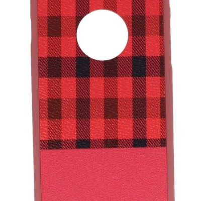 Back Cover Θήκη Σιλικόνης Με Σχέδιο Καρέ Κόκκινο (Iphone 7 & Iphone 8 & Iphone SE 2020 & Iphone SE 2022)