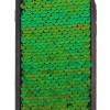Back Cover Θήκη Σιλικόνης Με Πράσινες Παγιέτες (Iphone 7 & Iphone 8 & Iphone SE 2020 & Iphone SE 2022)
