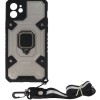 Back Cover Θήκη Με Δαχτυλίδι Στήριξης Και Λουράκι (Iphone 12)