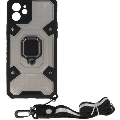 Back Cover Θήκη Με Δαχτυλίδι Στήριξης Και Λουράκι (Iphone 12)