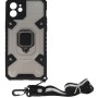 Back Cover Θήκη Με Δαχτυλίδι Στήριξης Και Λουράκι (Iphone 12)