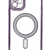 Back Cover Θήκη Σιλικόνης Με Τζαμάκι Κάμερας, Magsafe, Στρασάκια Και Γκλίτερ (Iphone 12)