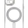 Back Cover Θήκη Σιλικόνης Με Τζαμάκι Κάμερας, Magsafe, Στρασάκια Και Γκλίτερ (Iphone 13)
