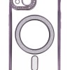 Back Cover Θήκη Σιλικόνης Με Τζαμάκι Κάμερας, Magsafe, Στρασάκια Και Γκλίτερ (Iphone 13)