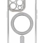 Back Cover Θήκη Σιλικόνης Με Τζαμάκι Κάμερας, Magsafe, Στρασάκια Και Γκλίτερ (Iphone 13 Pro)