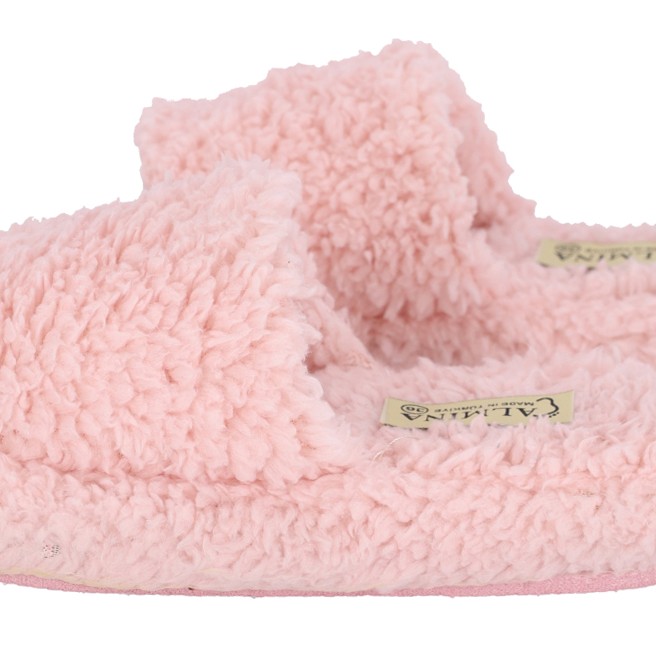 Almina Γυναικείες Χειμωνιάτικες Παντόφλες Peep Toe