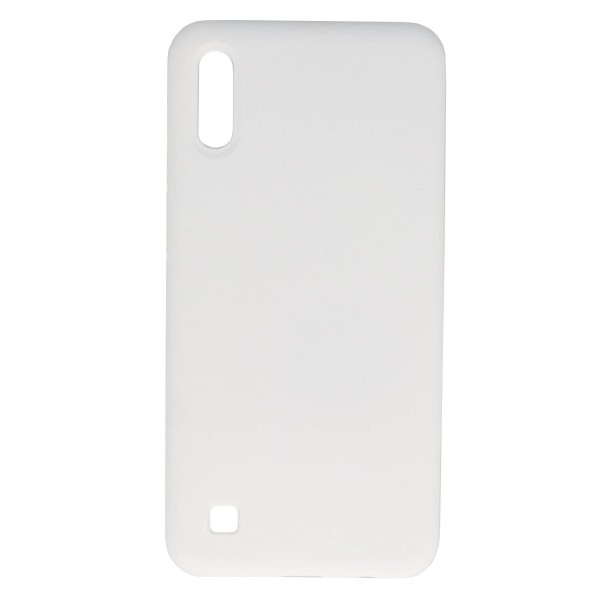 Back Cover Θήκη Silicone Case Άσπρο (Samsung Galaxy A10)
