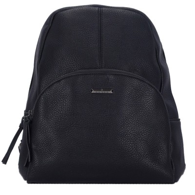Bag To Bag Γυναικεία Τσάντα Πλάτης Μαύρη απο Δερματίνη