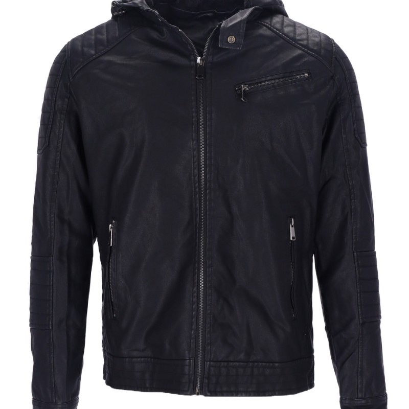 5EVEN STAR Ανδρικό Δερμάτινο Jacket με Εσωτερική Επένδυση 5EVEN STAR Ανδρικό Δερμάτινο Jacket με Εσωτερική Επένδυση