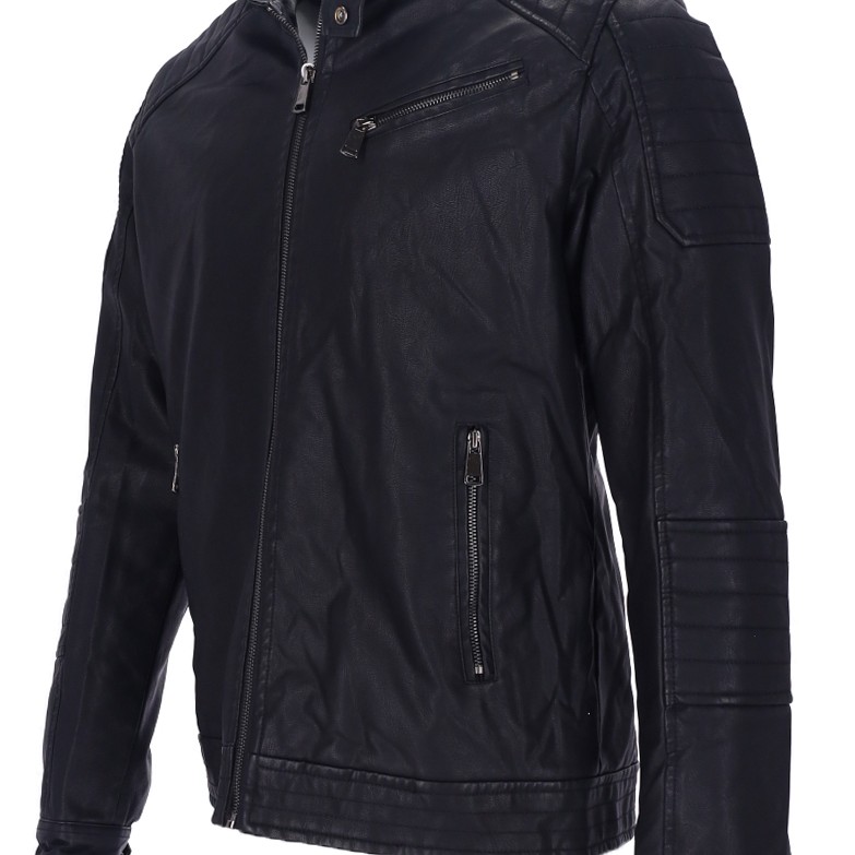 5EVEN STAR Ανδρικό Δερμάτινο Jacket με Εσωτερική Επένδυση 5EVEN STAR Ανδρικό Δερμάτινο Jacket με Εσωτερική Επένδυση