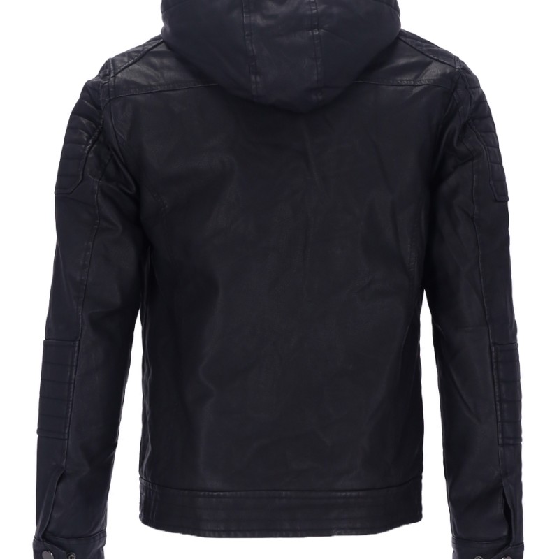 5EVEN STAR Ανδρικό Δερμάτινο Jacket με Εσωτερική Επένδυση 5EVEN STAR Ανδρικό Δερμάτινο Jacket με Εσωτερική Επένδυση