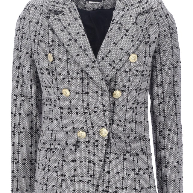 Pakta Women's Tweed Button Down Jacket Pakta Women's Tweed Button Down Jacket