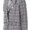 Pakta Women's Tweed Button Down Jacket Pakta Women's Tweed Button Down Jacket