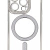 B.D.L Back Cover Θήκη Σιλικόνης Με Τζαμάκι Κάμερας, Magsafe, Στρασάκια Και Γκλίτερ (Iphone 15 Pro)